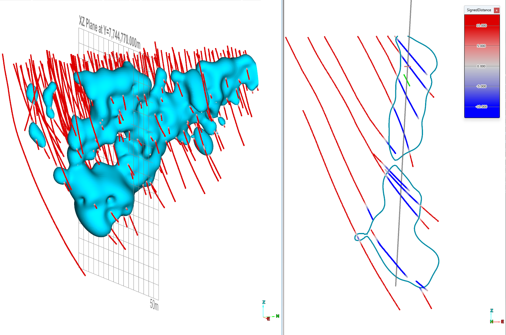 Isosurface spheroidal interpolant